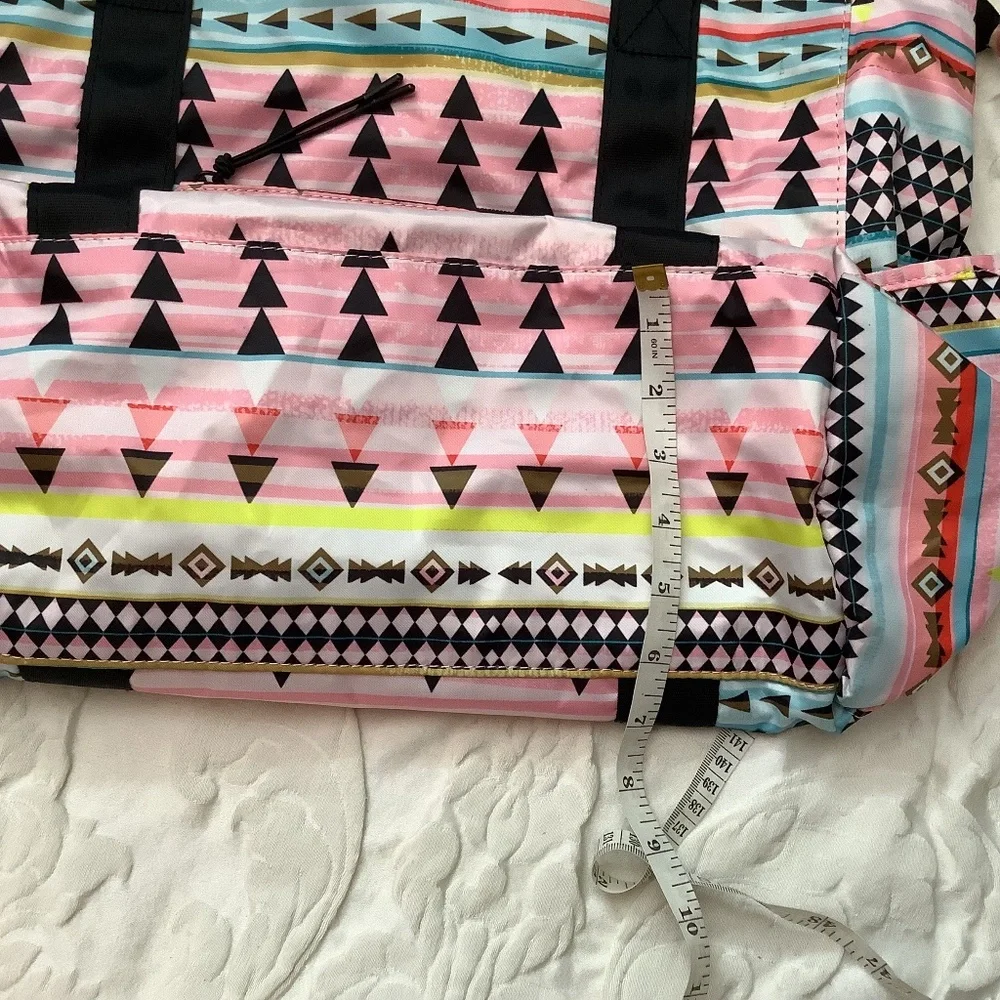 EUC GO! SAC tote overnight‎ diaper bag tote 3 piece set Aztex